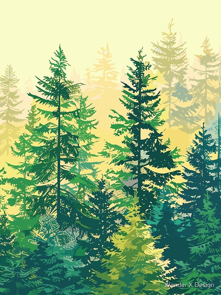FOREST LAYERS BURSTING WITH COLOR by Wander X Design T-Shirts, Hoodie, Sweatshirt | BlankRebels.com (Image 2)