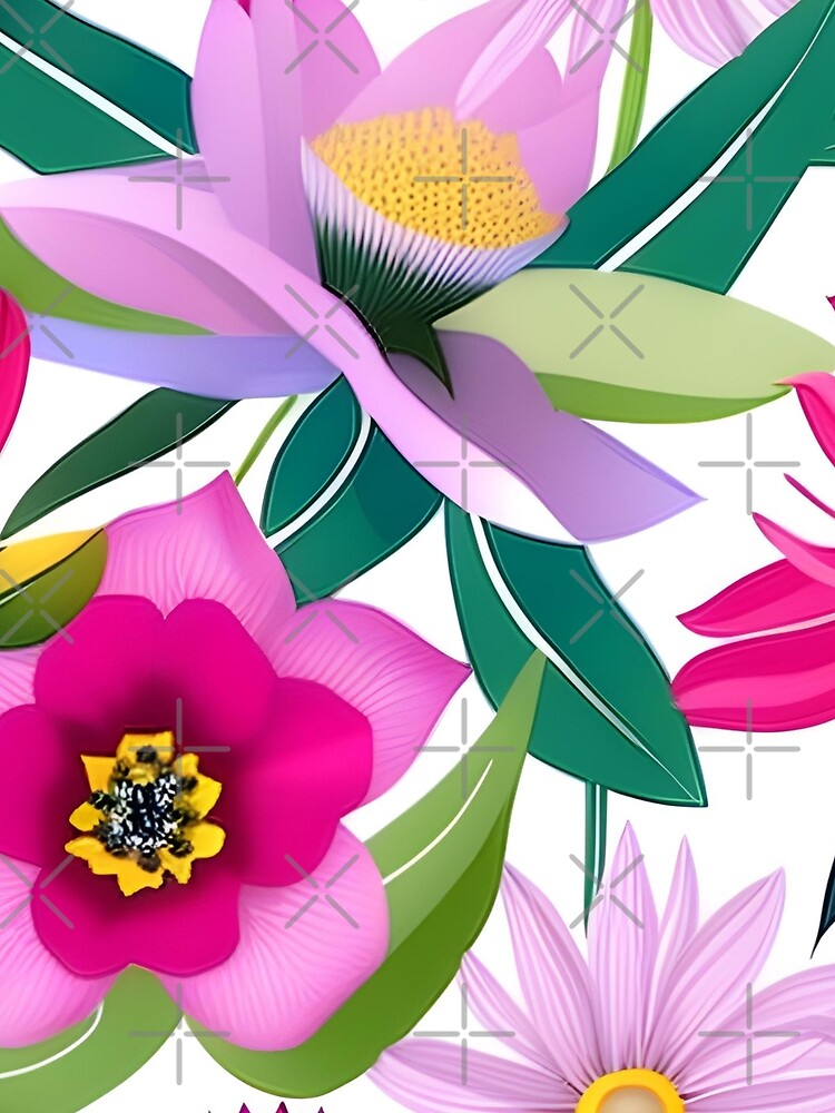 Abstract Floral Pattern by calibrit T-Shirts, Hoodie, Sweatshirt | BlankRebels.com (Image 2)