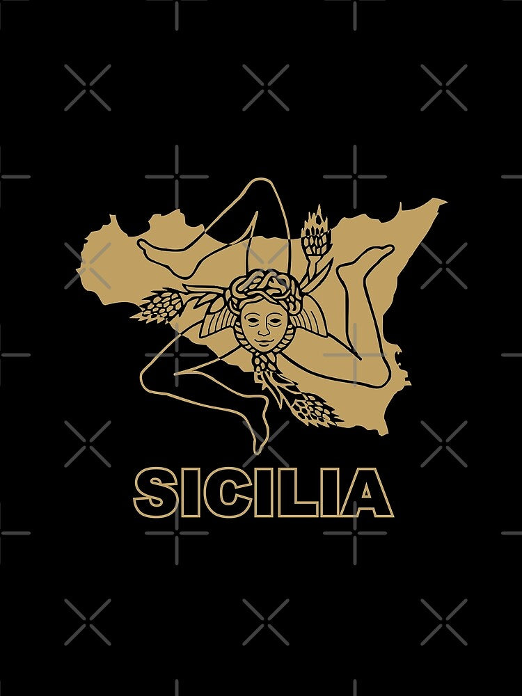 Sicilia Trinacria map by studioss76