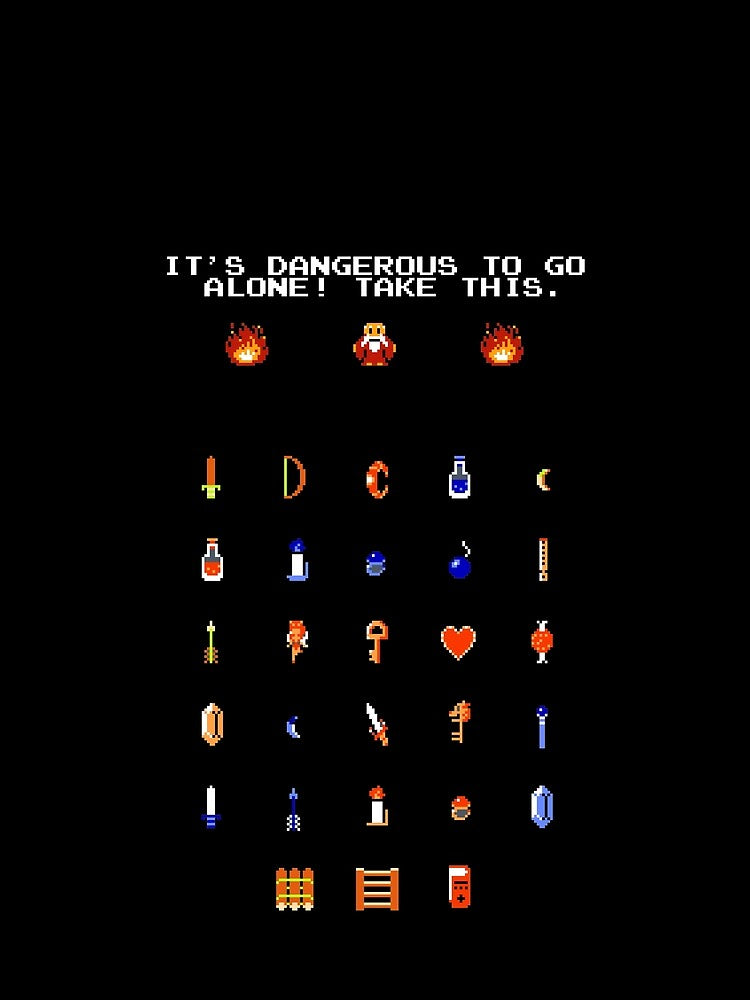 It's dangerous to go alone! by atomicfire