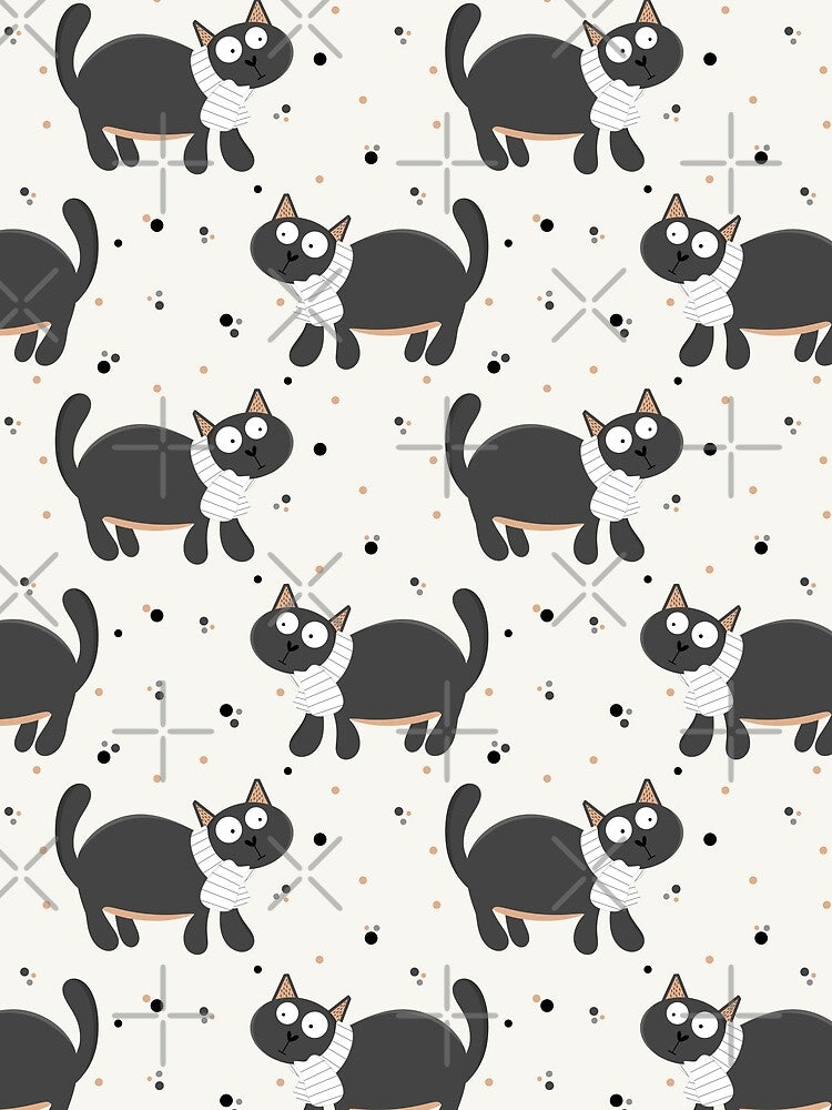 Cute Cat Sticker - With Scarf by The Pretty Hippo Company T-Shirts, Hoodie, Sweatshirt | BlankRebels.com (Image 2)