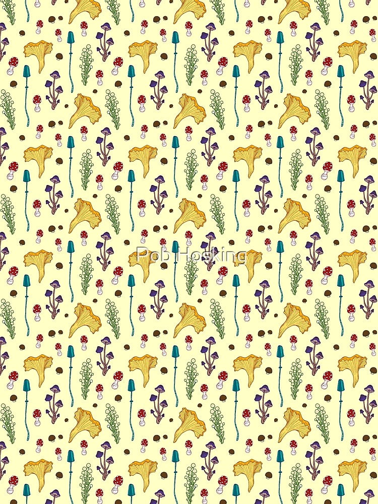 Cottagecore Mushroom Pattern by Pob Hosking T-Shirts, Hoodie, Sweatshirt | BlankRebels.com (Image 2)