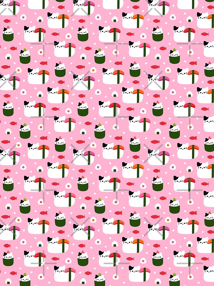 Sushi Cat Party by Peach Mochi T-Shirts, Hoodie, Sweatshirt | BlankRebels.com (Image 2)
