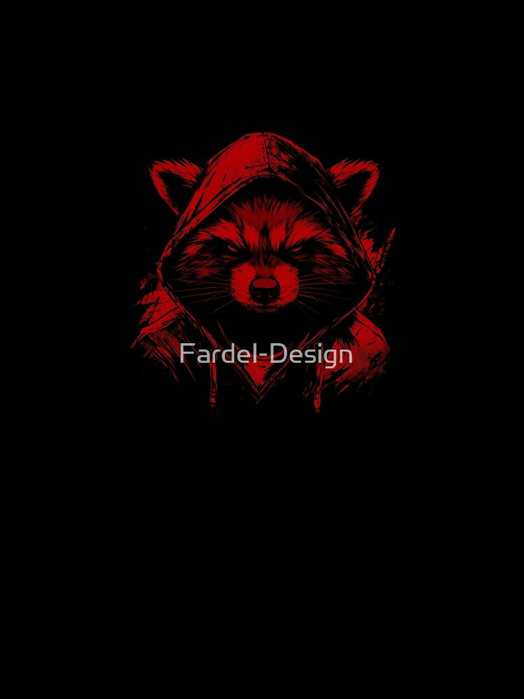 Skull Raccoon – Dark Tattoo Street Art by Fardel-Design T-Shirts, Hoodie, Sweatshirt | BlankRebels.com (Image 2)