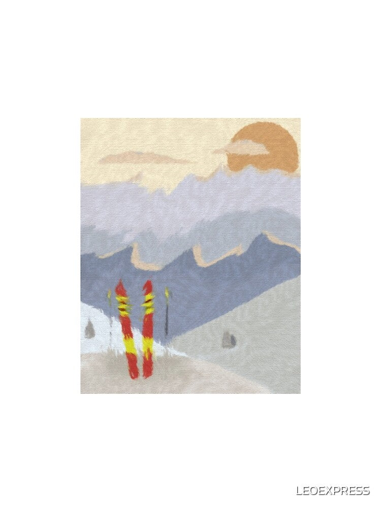 Snowy mountain by LEOEXPRESS T-Shirts, Hoodie, Sweatshirt | BlankRebels.com (Image 2)