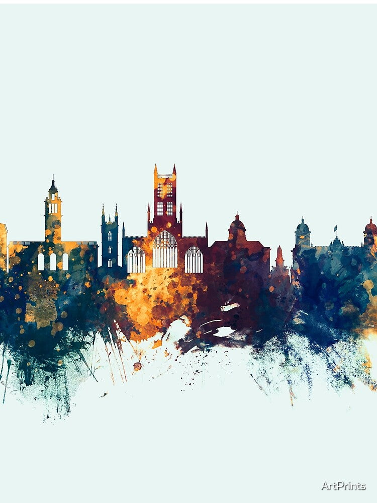 Kingston upon Hull England Skyline by ArtPrints