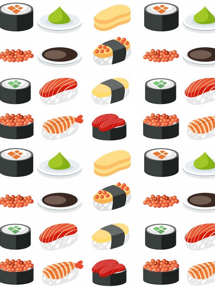 Super Cute Sushi Lover Home Decor, Apparel by pugmom4 T-Shirts, Hoodie, Sweatshirt | BlankRebels.com (Image 2)