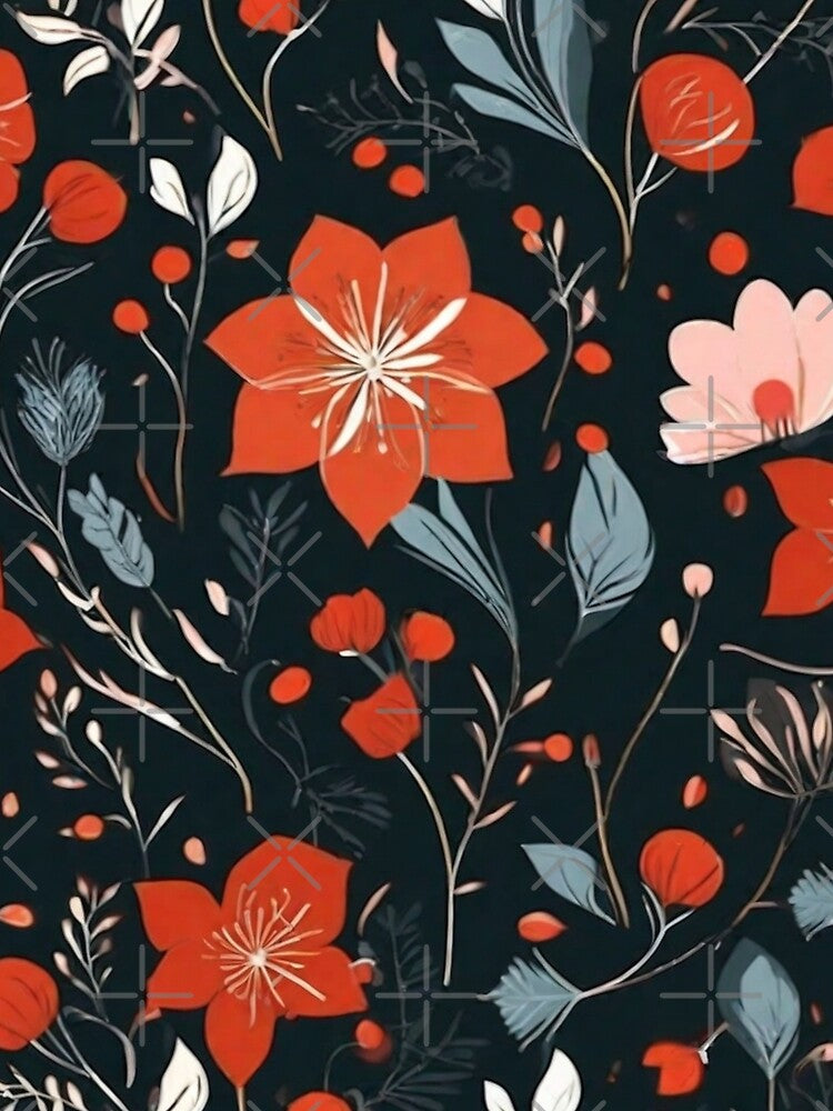 Lustful Floral Pattern 001 by Alexis Art Collection T-Shirts, Hoodie, Sweatshirt | BlankRebels.com (Image 2)