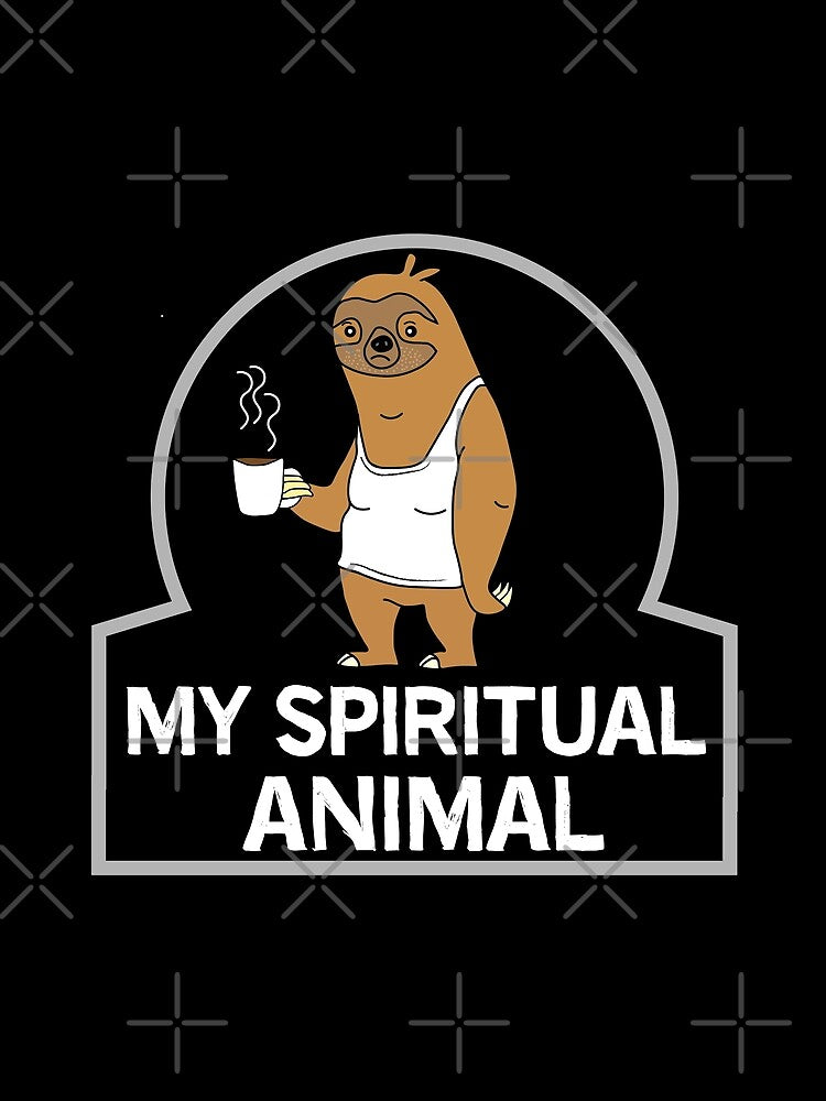 Funny My Spiritual Animal  - Funny Spiritual Animal Coffee - Sloth Coffee (Image 2)