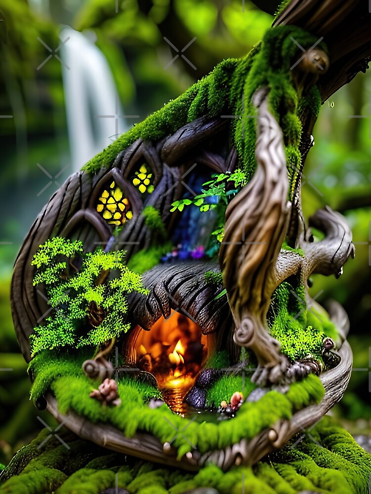 A beautiful lush Fairycore Elf forest in detail by PixieDustAIArt T-Shirts, Hoodie, Sweatshirt | BlankRebels.com (Image 2)