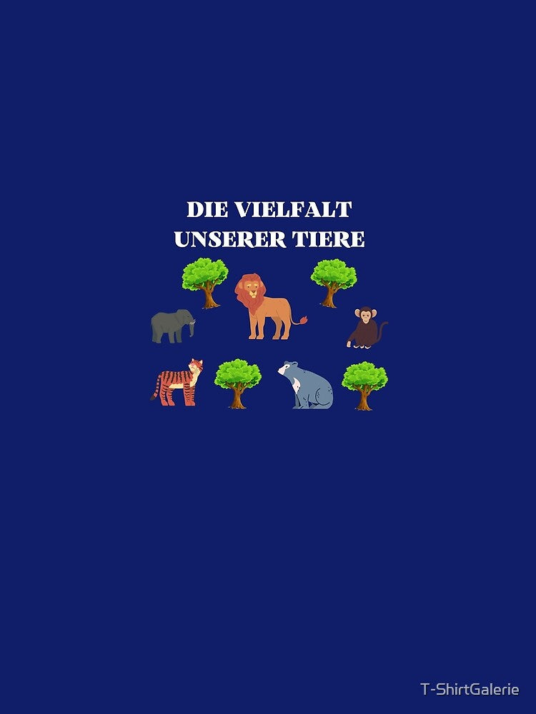 "The diversity of our animals: Fascinating t-shirt for animal lovers and conservationists who celebrate... (Image 2)