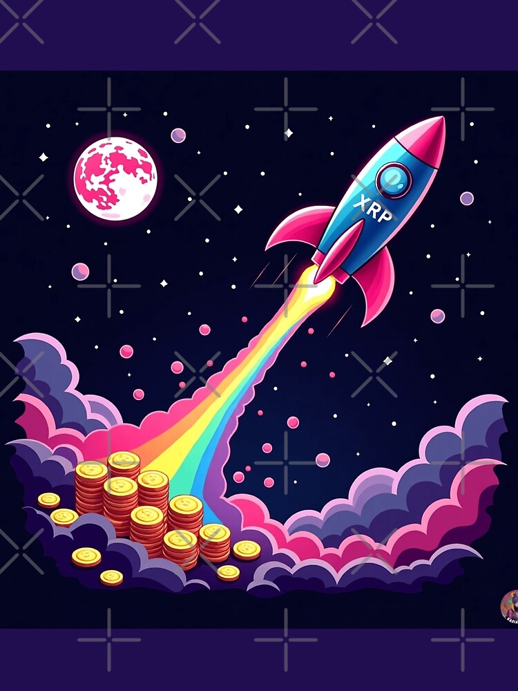 XRP to the Moon – Rocket Ride by bullbeargear T-Shirts, Hoodie, Sweatshirt | BlankRebels.com (Image 2)