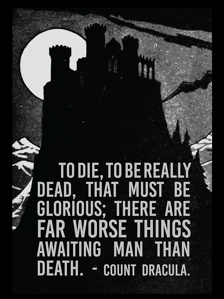 To Die - To Be Really Dead (Dracula quote) by toppestpower T-Shirts, Hoodie, Sweatshirt | BlankRebels.com (Image 2)