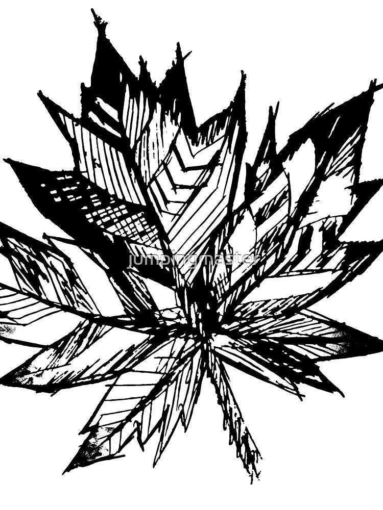 Leaf sketch style by jumpingmaster T-Shirts, Hoodie, Sweatshirt | BlankRebels.com (Image 2)