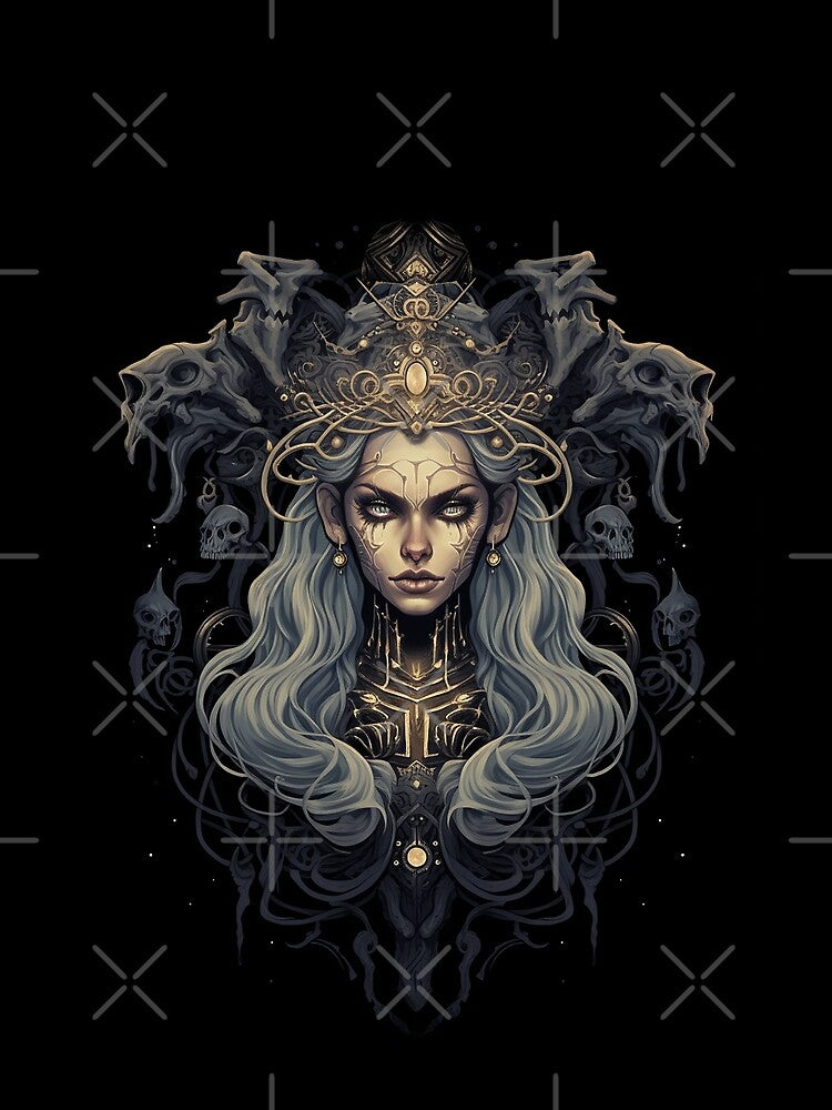 Gothic Girl - Skulls by Nareante T-Shirts, Hoodie, Sweatshirt | BlankRebels.com (Image 2)