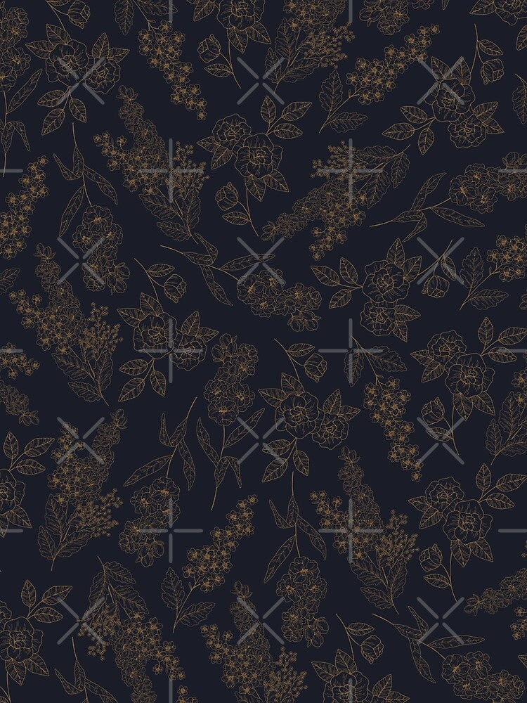 Dark Academia Aesthetic Floral Pattern by JoWillmot T-Shirts, Hoodie, Sweatshirt | BlankRebels.com (Image 2)