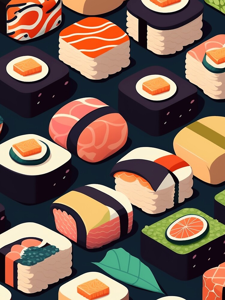 Sushi by via-colab T-Shirts, Hoodie, Sweatshirt | BlankRebels.com (Image 2)