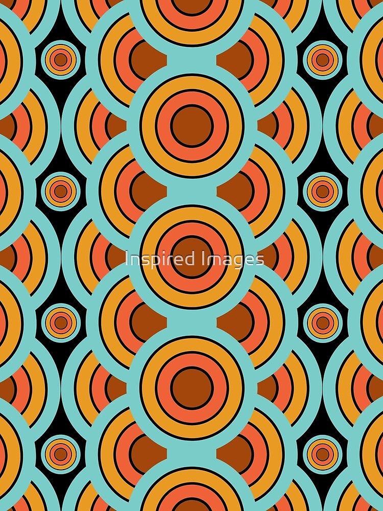 60s 70s Style - Retro Modern Circles - Vintage Mid-Century by Inspired Images T-Shirts, Hoodie, Sweatshirt (Image 2)