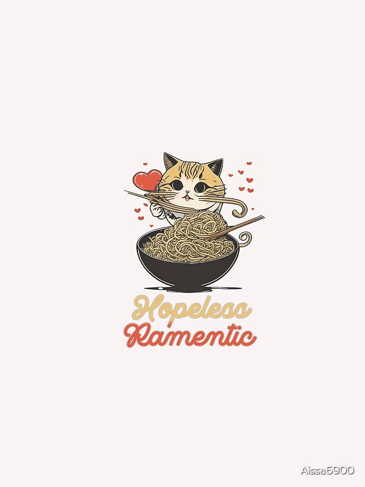 Cat Eating Ramen Noodles by Aissa6900 T-Shirts, Hoodie, Sweatshirt | BlankRebels.com (Image 2)
