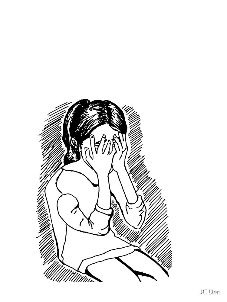 Untitled, 2015. (Portrait of an Embarrassed Girlfriend) by JC Den T-Shirts, Hoodie, Sweatshirt | BlankRebels.com (Image 2)