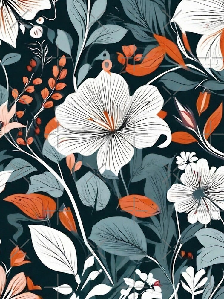 Lustful Floral Pattern 002 by Alexis Art Collection T-Shirts, Hoodie, Sweatshirt | BlankRebels.com (Image 2)