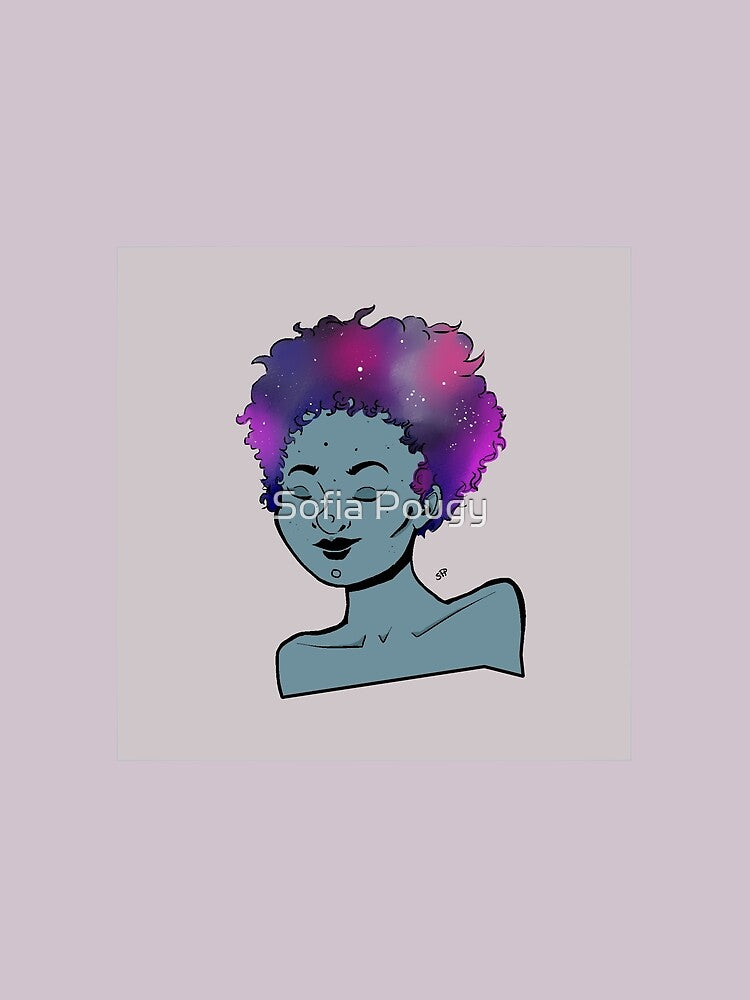Galaxy Girl by Sofia Pougy T-Shirts, Hoodie, Sweatshirt | BlankRebels.com (Image 2)