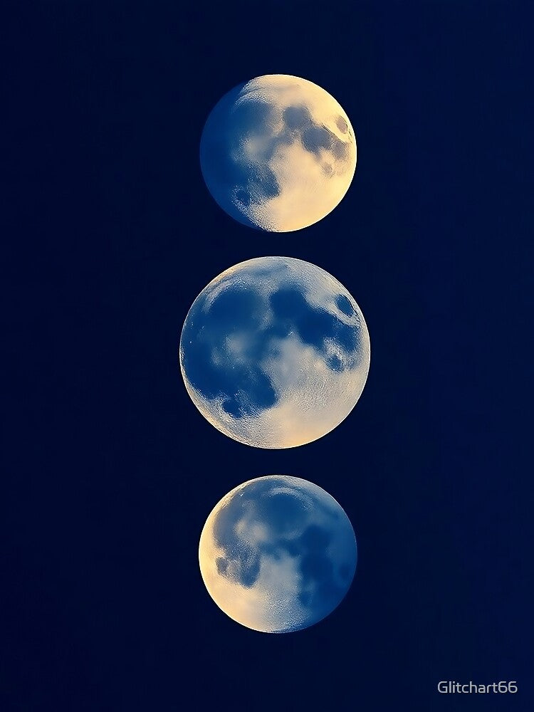 Celestial Moon Phases - Mystic Art by Glitchart66 T-Shirts, Hoodie, Sweatshirt | BlankRebels.com (Image 2)