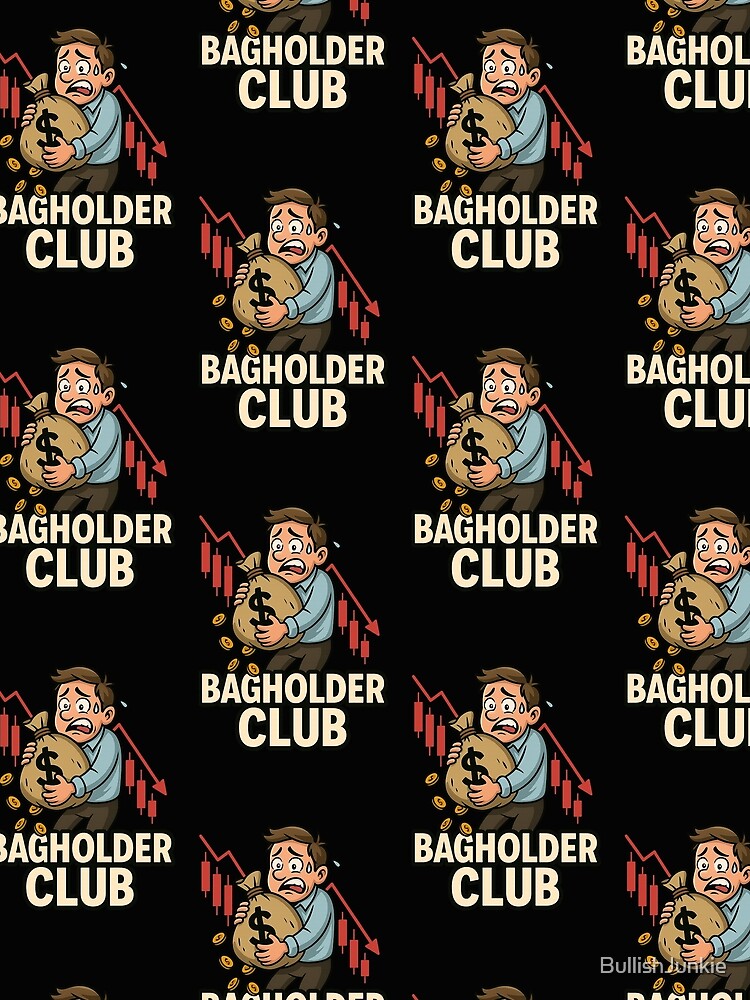 Bagholder Club – Funny Stock Market Trader Design by BullishJunkie T-Shirts, Hoodie, Sweatshirt | BlankRebels.com (Image 2)