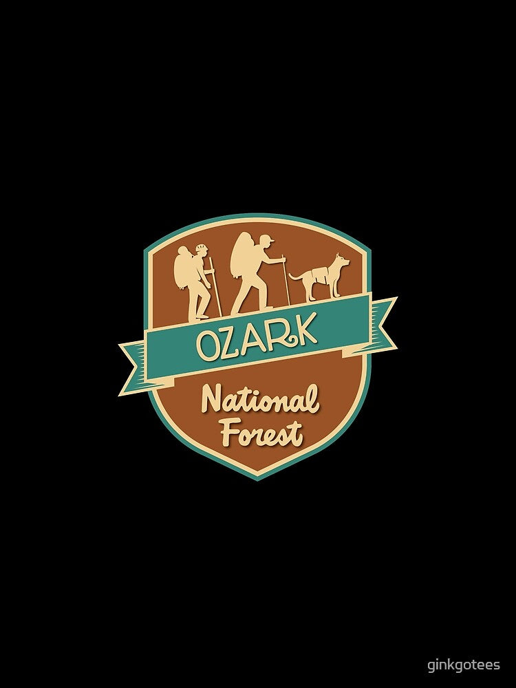 Ozark National Forest shirt, sticker, gift (W) by ginkgotees