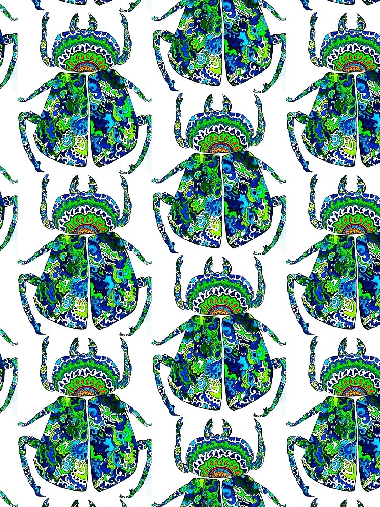 Green and Blue Beetle by Hannah Staab T-Shirts, Hoodie, Sweatshirt | BlankRebels.com (Image 2)