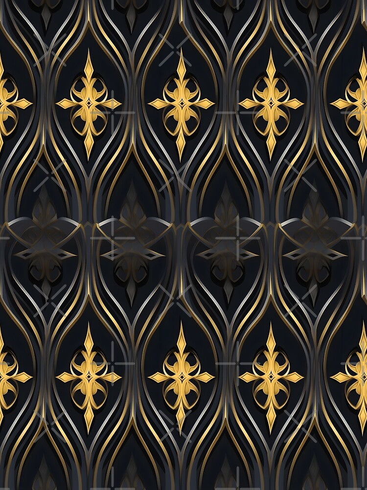 Seamless Gothic Art Tile Pattern by ZeptepiPatterns T-Shirts, Hoodie, Sweatshirt | BlankRebels.com (Image 2)