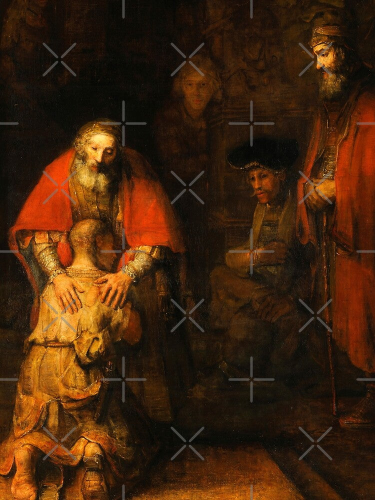 Rembrandt Harmenszoon van Rijn, "The Return of the Prodigal Son", c. 1669 by Alexandra Dahl