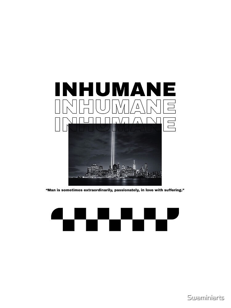 Inhumane y2k streetwear tshirt T-Shirt by Swaminiarts Hoodie, Sweatshirt | BlankRebels.com (Image 2)