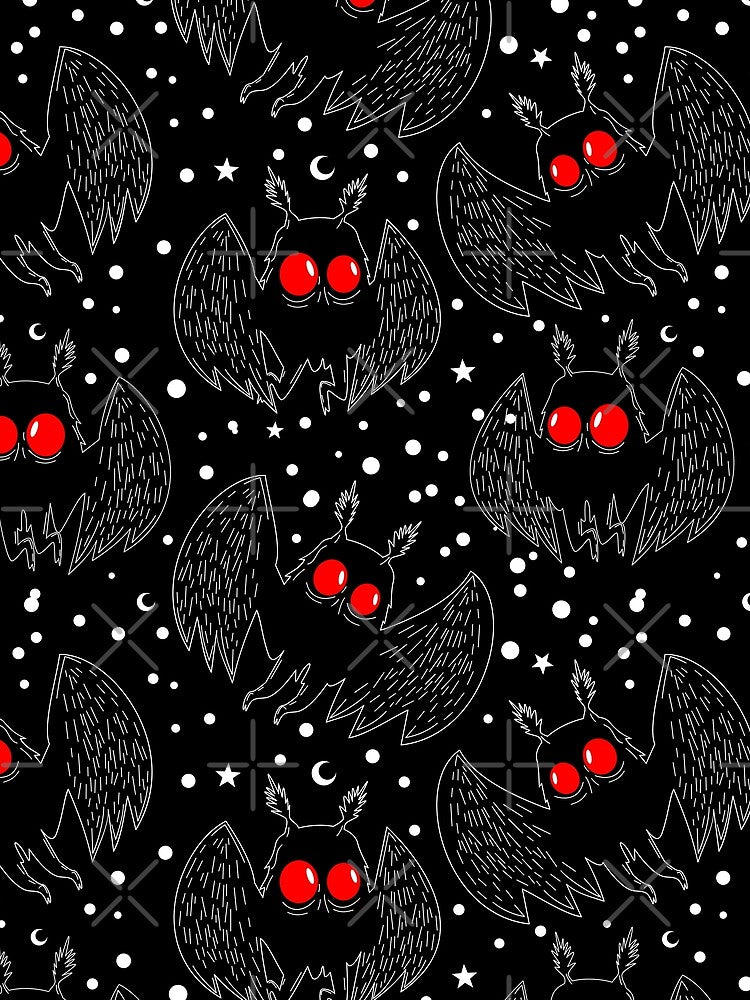 Mothman Night by Rich Hague T-Shirts, Hoodie, Sweatshirt | BlankRebels.com (Image 2)