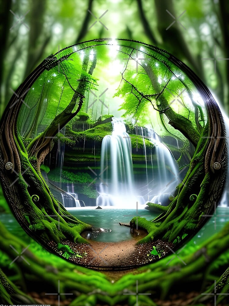 A beautiful lush Fairycore Elf forest scene by PixieDustAIArt T-Shirts, Hoodie, Sweatshirt | BlankRebels.com (Image 2)