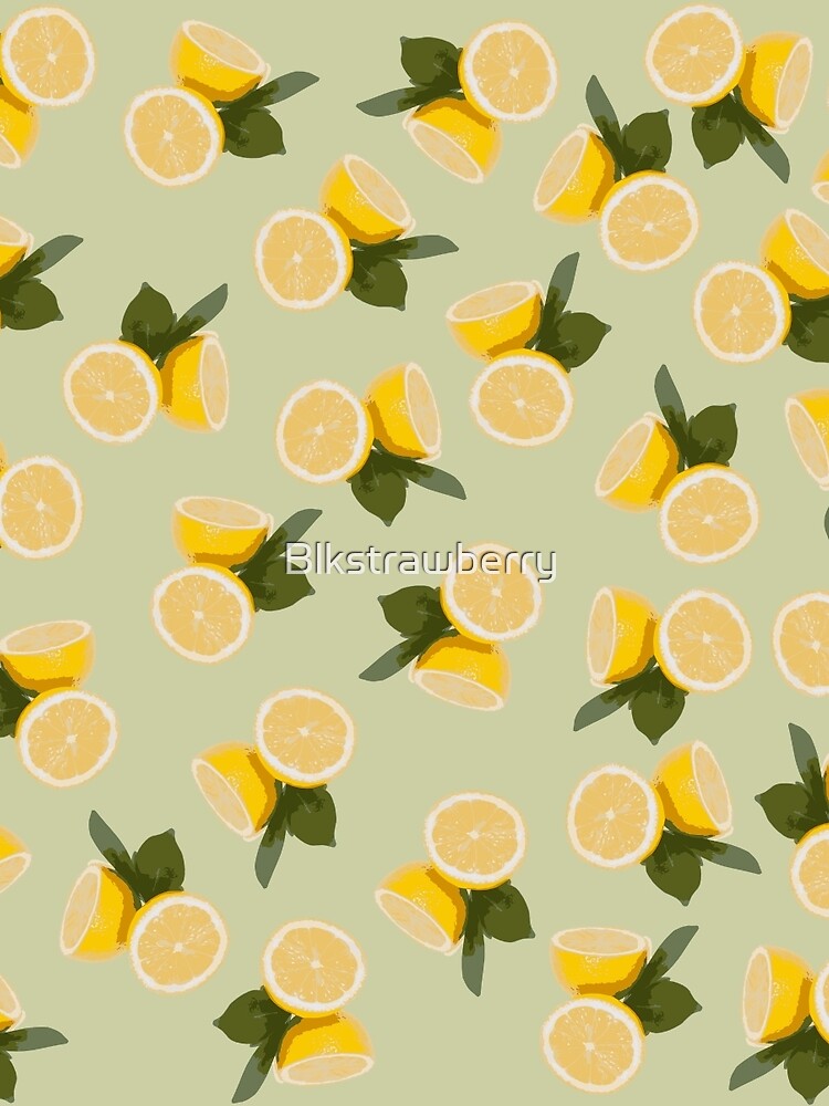 Yellow Citrus Lemon Fruit on Pale Lime Green by Blkstrawberry T-Shirts, Hoodie, Sweatshirt | BlankRebels.com (Image 2)
