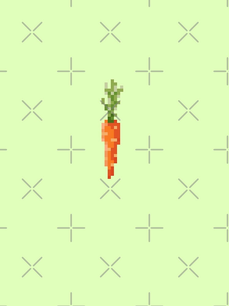 Pixel Art Carrot by TakoyakiTech T-Shirts, Hoodie, Sweatshirt | BlankRebels.com (Image 2)
