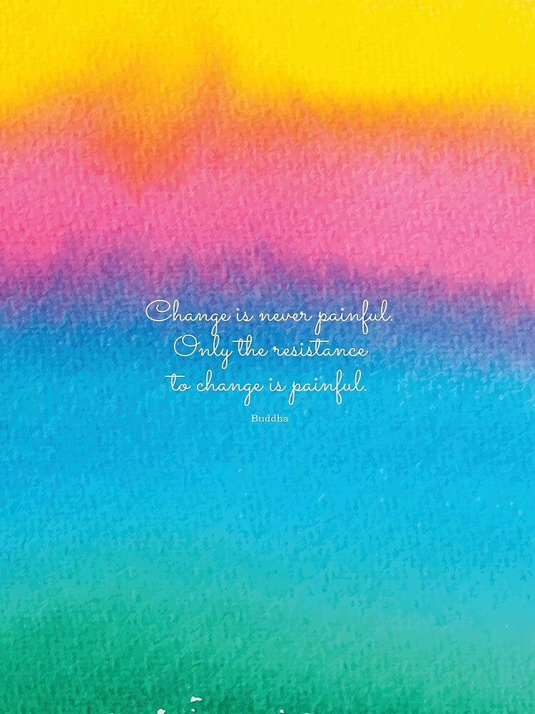 Change is never painful. Only the resistance to change is painful. Buddha by StudioCitrine T-Shirts, Hoodie,... (Image 2)