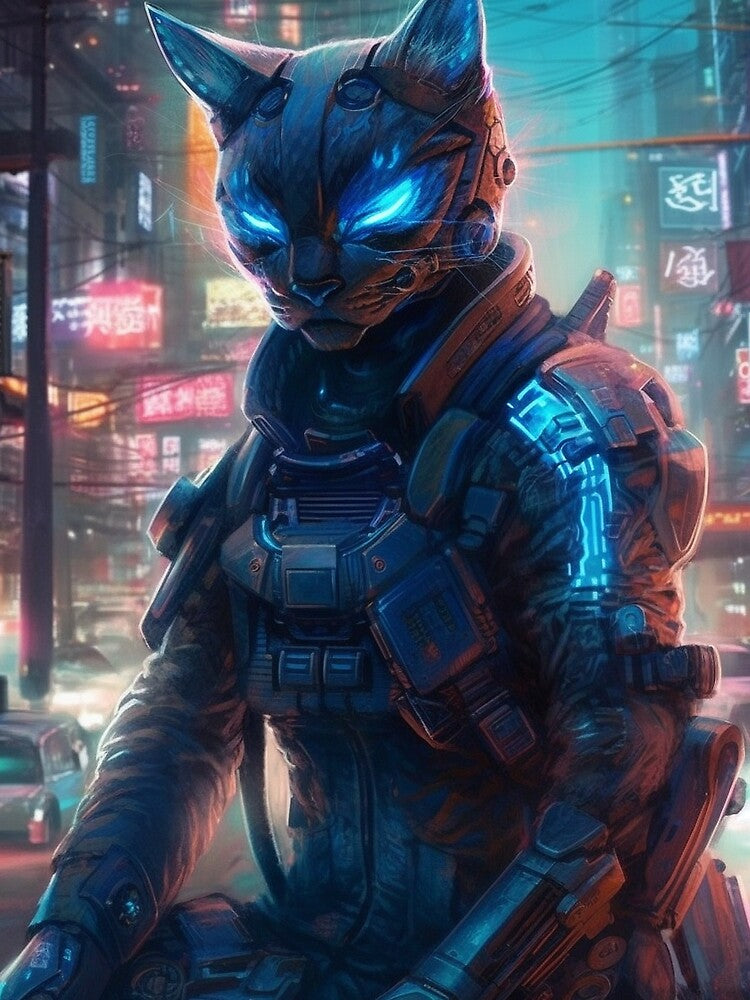 Cyberpunk Felines #C6255D6B5 by nixlim