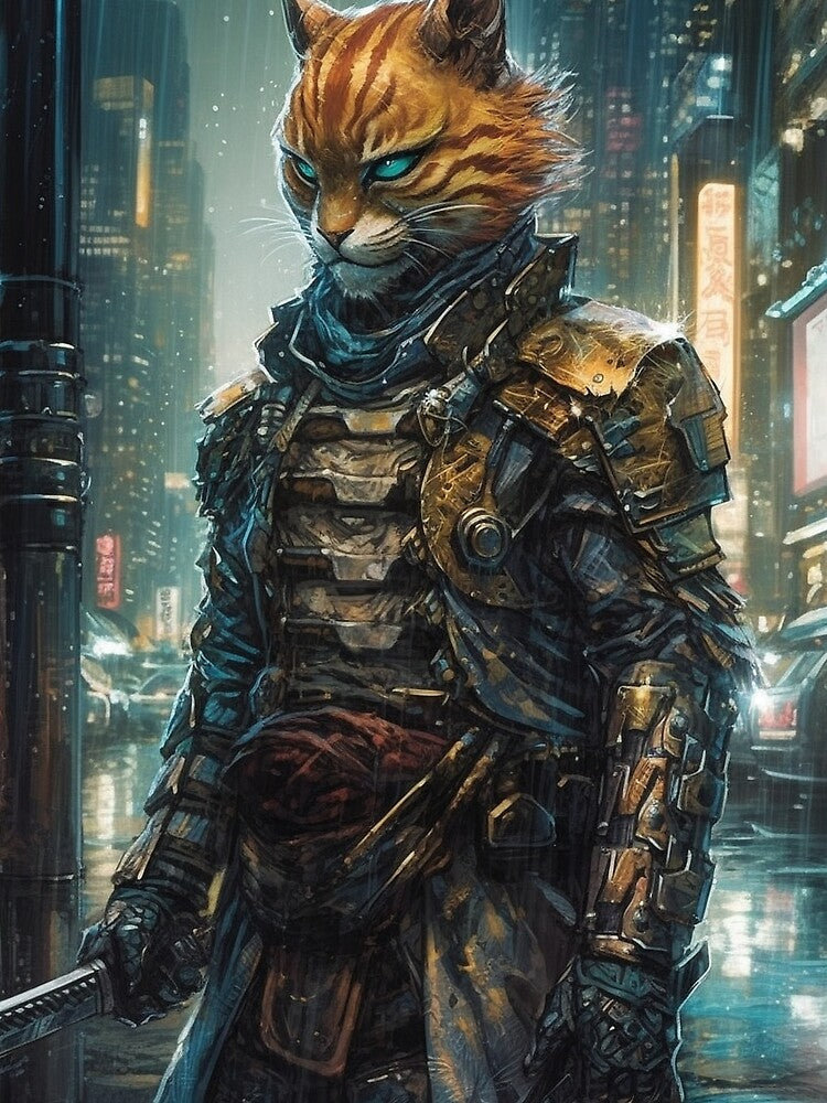 Cyberpunk Felines #F9E017C92 by nixlim T-Shirts, Hoodie, Sweatshirt | BlankRebels.com (Image 2)