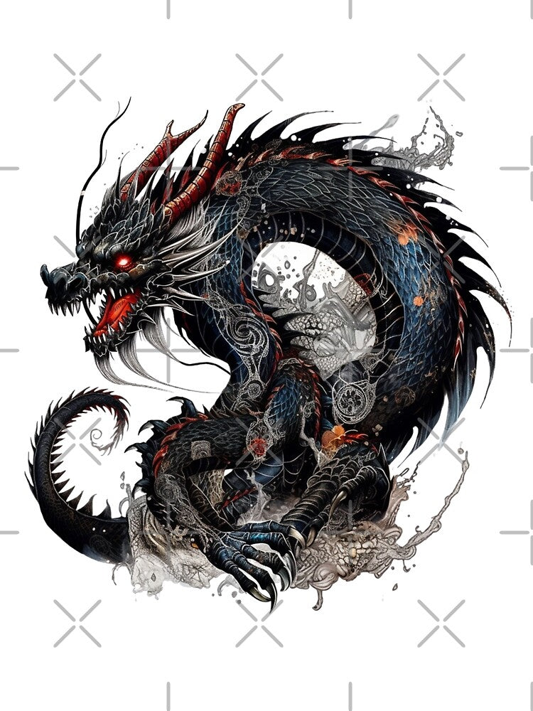 Black Dragon by WryGreenCo T-Shirts, Hoodie, Sweatshirt | BlankRebels.com (Image 2)