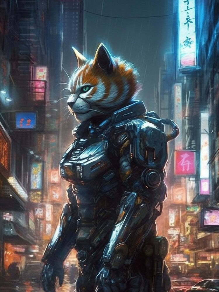 Cyberpunk Felines #8E8EDE58D by nixlim T-Shirts, Hoodie, Sweatshirt | BlankRebels.com (Image 2)