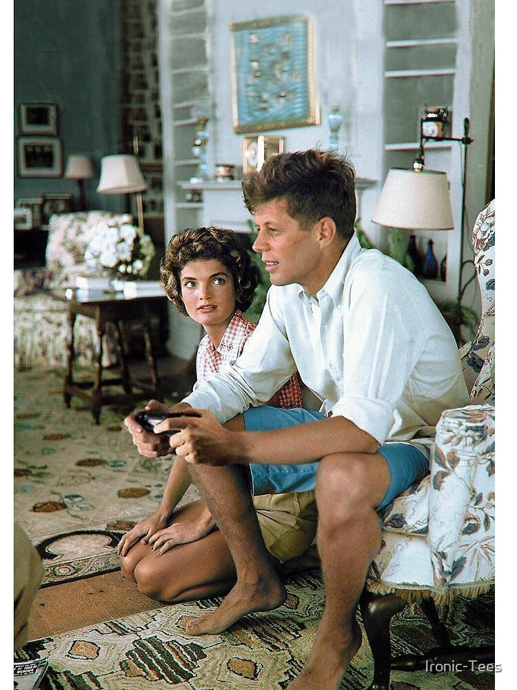 JFK Playing PS4 T-Shirts, Hoodie, Sweatshirt