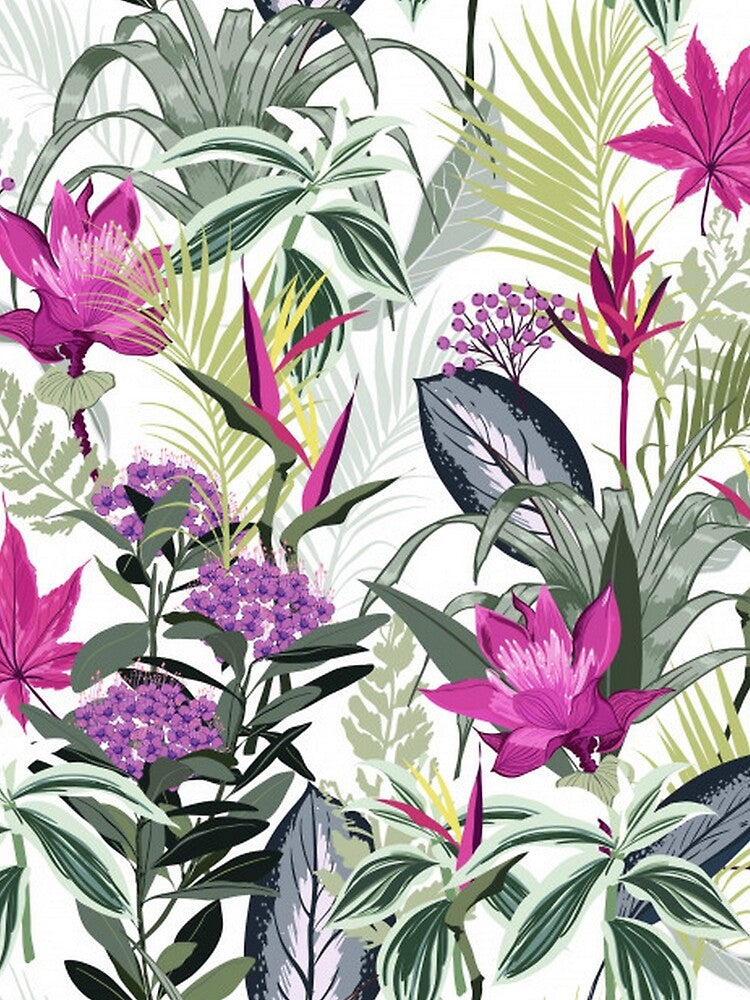 Lovely Colorful Tropical Floral by pugmom4 T-Shirts, Hoodie, Sweatshirt | BlankRebels.com (Image 2)