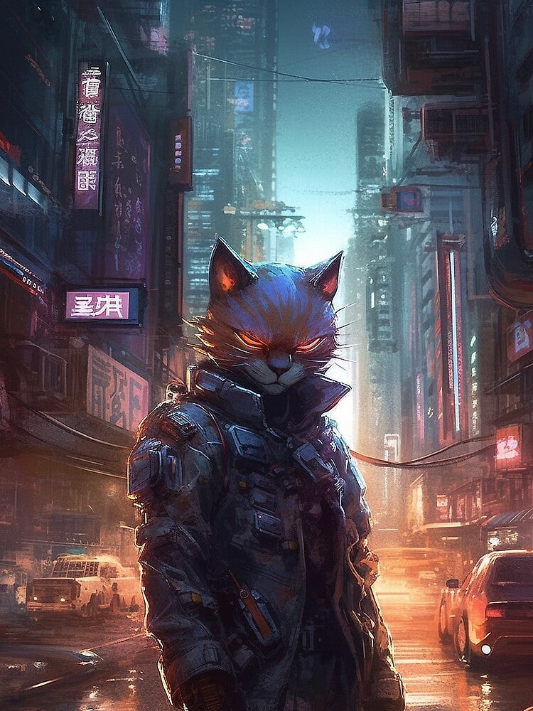 Cyberpunk Felines #DC27FCEF5 by nixlim