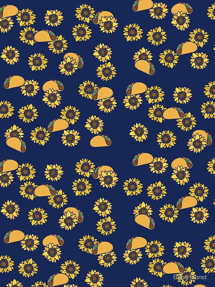 Taco Tuesday Sunflowers by Boog Monst T-Shirts, Hoodie, Sweatshirt | BlankRebels.com (Image 2)