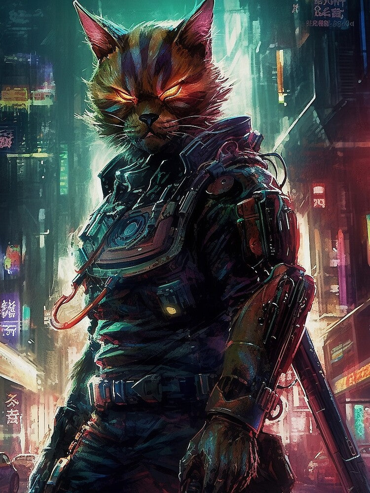 Cyberpunk Felines #97DA9F825 T-Shirts, Hoodie, Sweatshirt