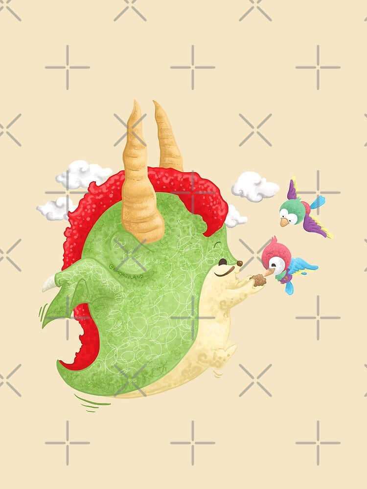 Dragon Sharing Food with Birds by Khotekmei T-Shirts, Hoodie, Sweatshirt | BlankRebels.com (Image 2)