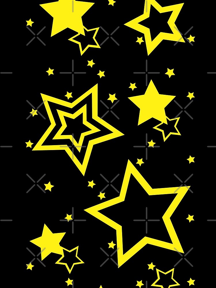 Yellow Grunge Y2k Stars by Fairyflair Co T-Shirts, Hoodie, Sweatshirt | BlankRebels.com (Image 2)