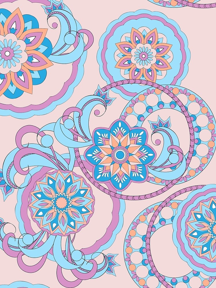 boho pattern with mandalas by AlinNova T-Shirts, Hoodie, Sweatshirt | BlankRebels.com (Image 2)
